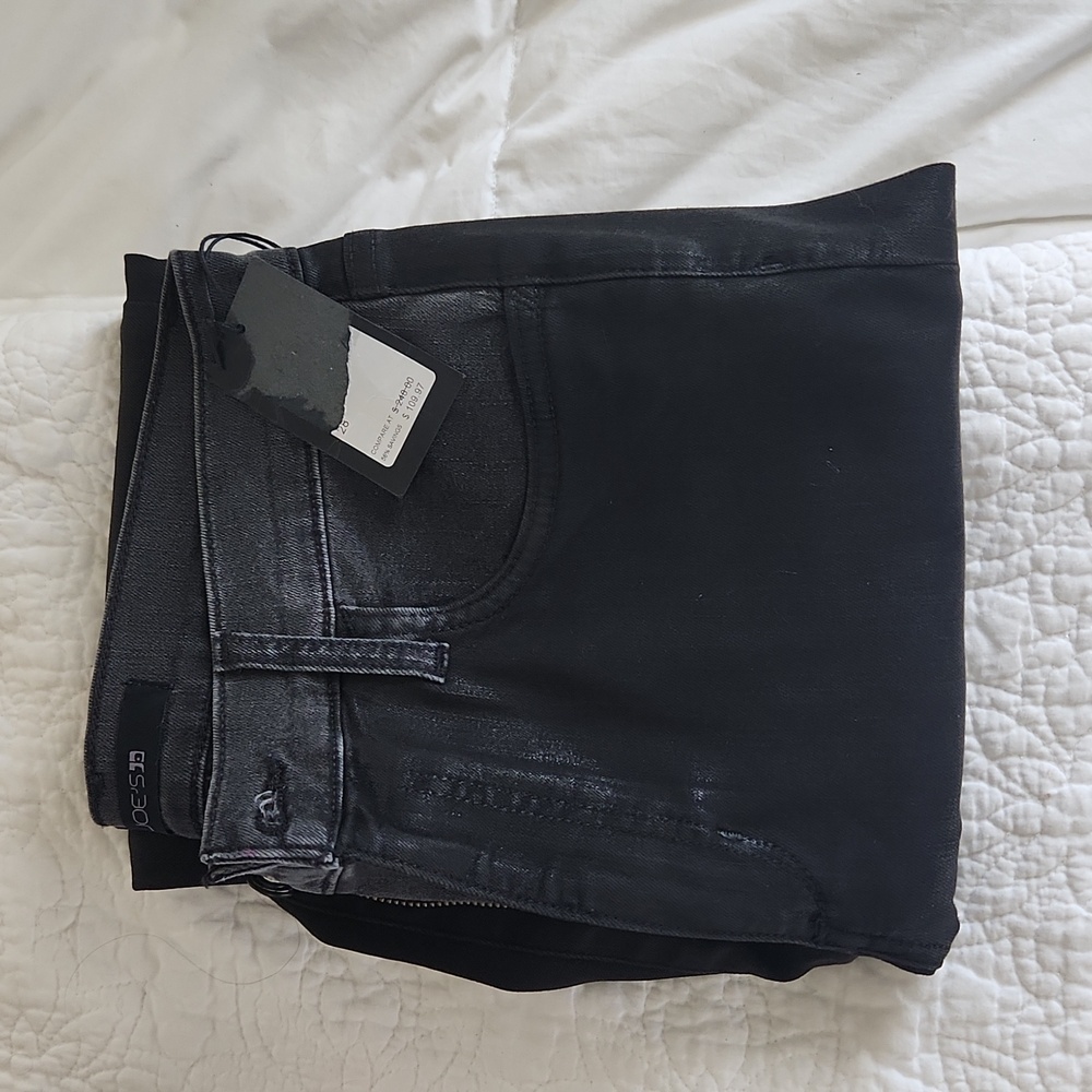 NWT Joe's jeans black sedna sx 28 high rise straight ankle